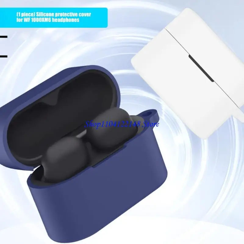 P9FA Silicone Wrap Sleeve Shell Headphone Housing Case From Daily Wear for WF-1000XM6