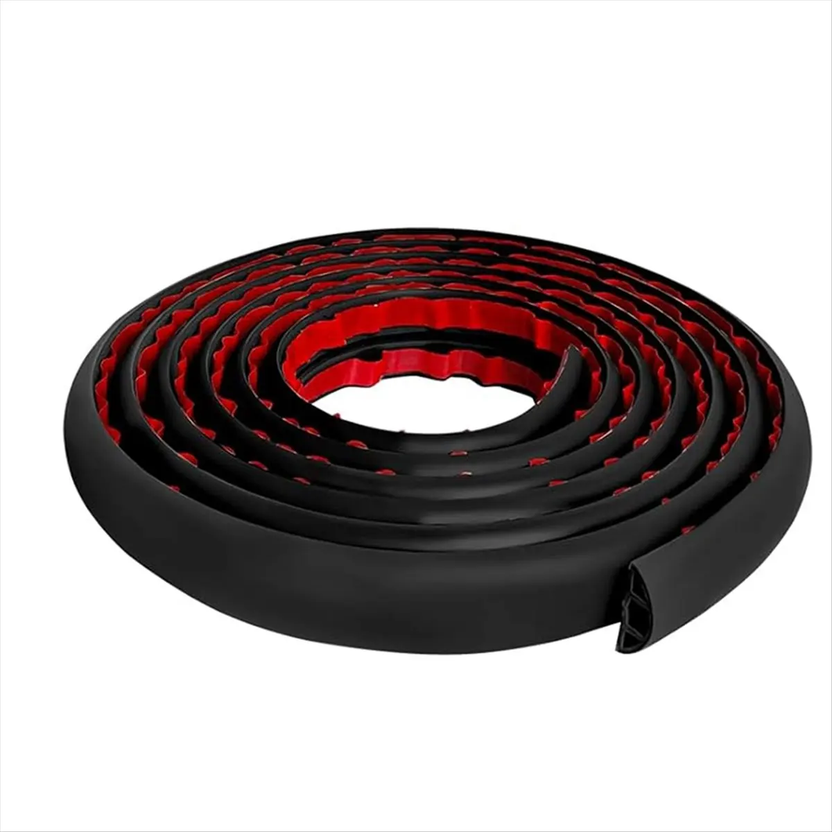 2026 Trend Floor Cord Cover Cable Cavity Self Adhesive Cord Hider Floor 10FT Floor Cable Management Power Cord Protector Black