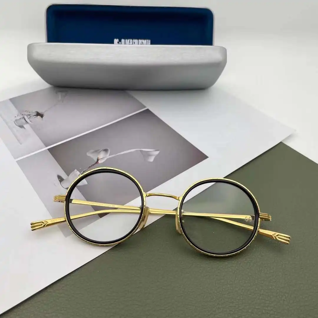

Japanese Hand-made Pure Titanium Ultra-light Eyeglasses Frame Classcial Retro Vintage Brand Prescription