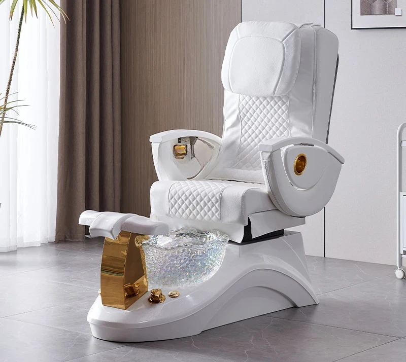 Canapé de pédicure électrique, chaise de beauté des ongles, massage des pieds, capsule spatiale, canapé de pédicure