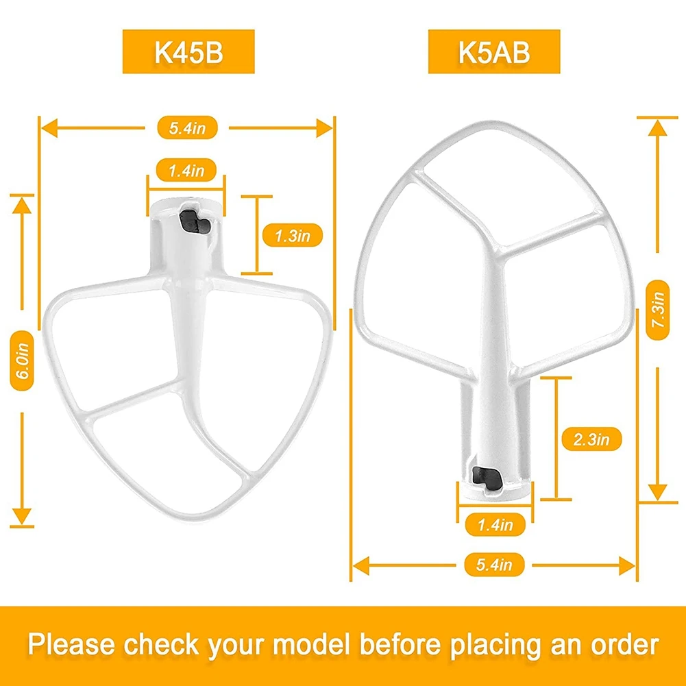 Mezclador de cocina K5AB K5SS, batidor plano recubierto, reemplazo para mezclador KitchenAid W10807813, accesorios 9707670