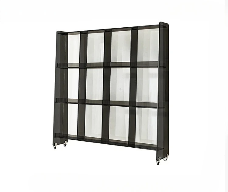 

Acrylic Floor Reading Bookshelf Shelf Display Shelf Newspaper Storage Light Luxury