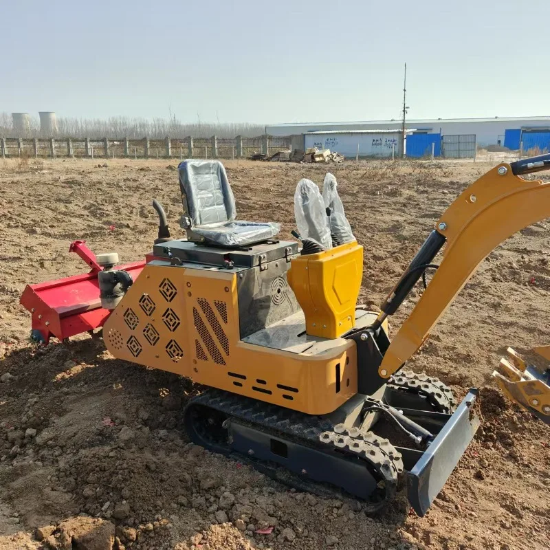Orchard multifunctional rotary tiller, farmland sowing straw returning rotary tiller excavator