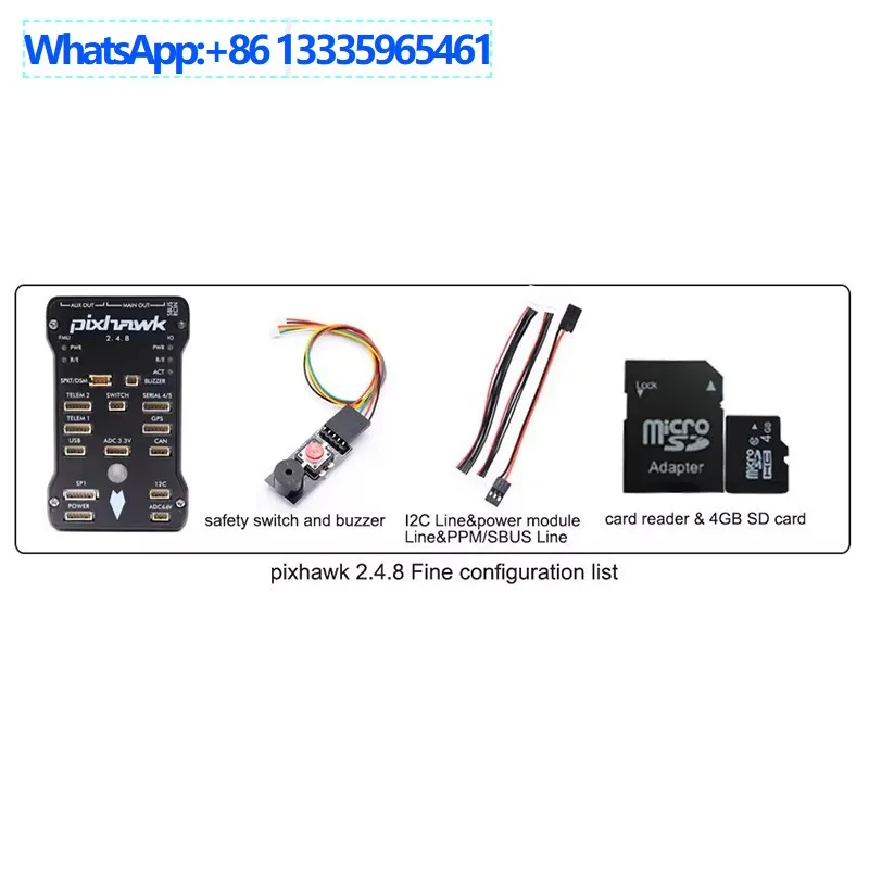 Bo Cube Pixhawk 2.4.8 PX4 PIX 32-bit flight controller + safety button Fine flight control