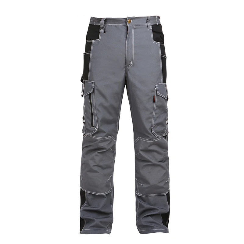 Long Construction Work Pants Men Workwear Cargo Pants Man Multi Pocket Trousers Safari Style Free Shipping