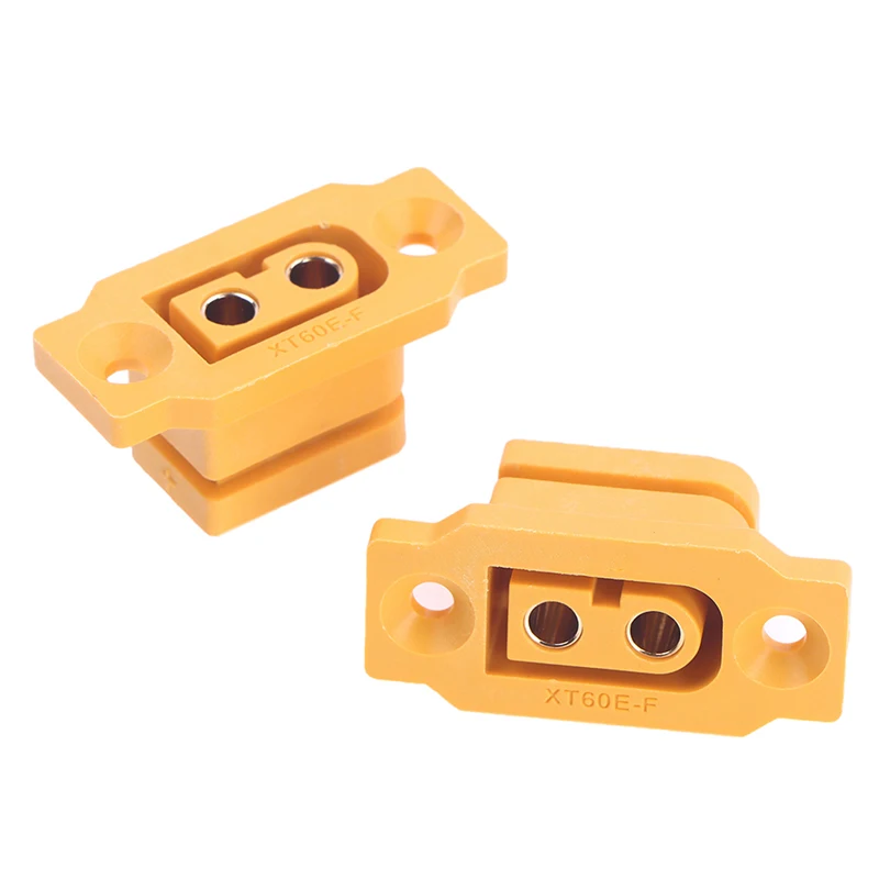 2Pcs/lot XT60E-F XT60 XT 60 DC500V 30A-60A Female Plug Gold Plated Connector Power Battery Connecting Adapter....