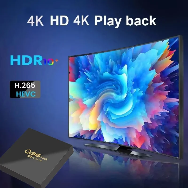 TV Box IPTV Q96 Max Smart Allwinner H313 Supports 5G 4G Dual Wifi HD 4K 1080P 8GB 128GB Media Player PK Set Top Box Android 15.0