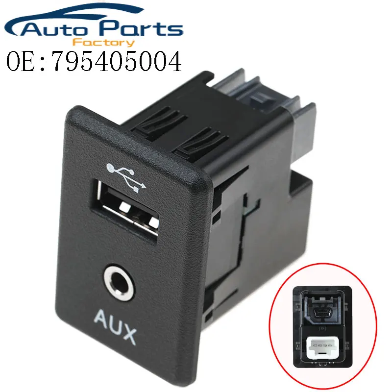 Nowy wysokiej jakości automatyczny port multimedialny Auto AUX USB dla Nissan 795405004 280234 BA0B