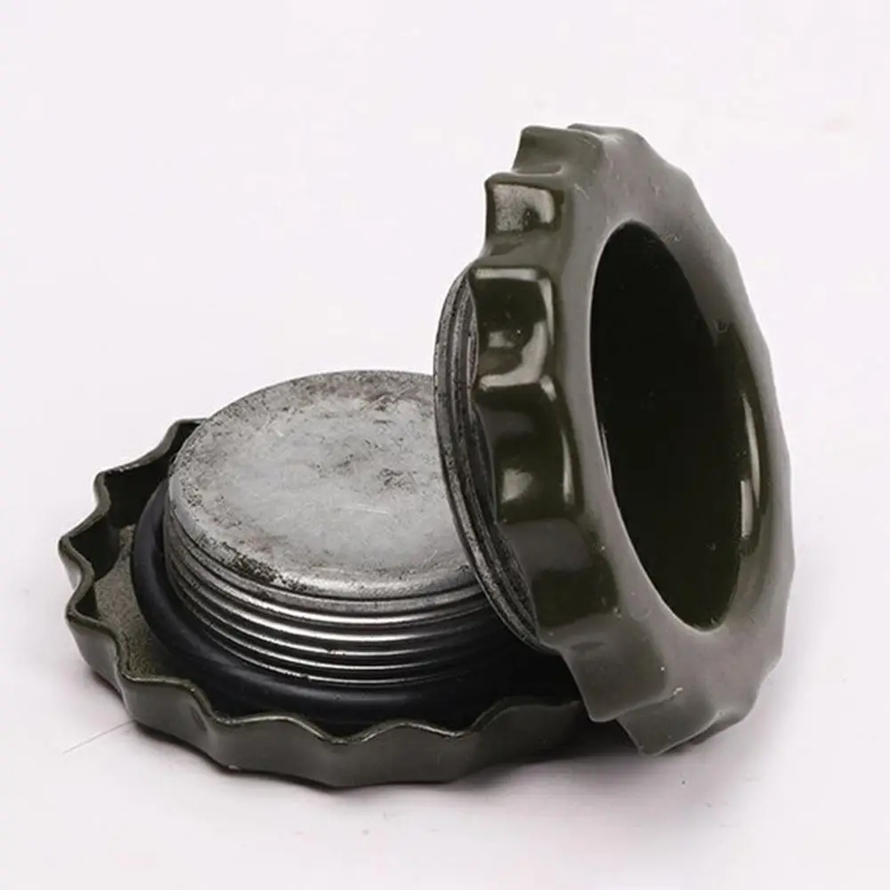 aluminium Jerrycan Lid Iron Material 5L-30L Compatible Drum Bung Cap Leakproof Design Vent Valve Included Fuel Tank Lid