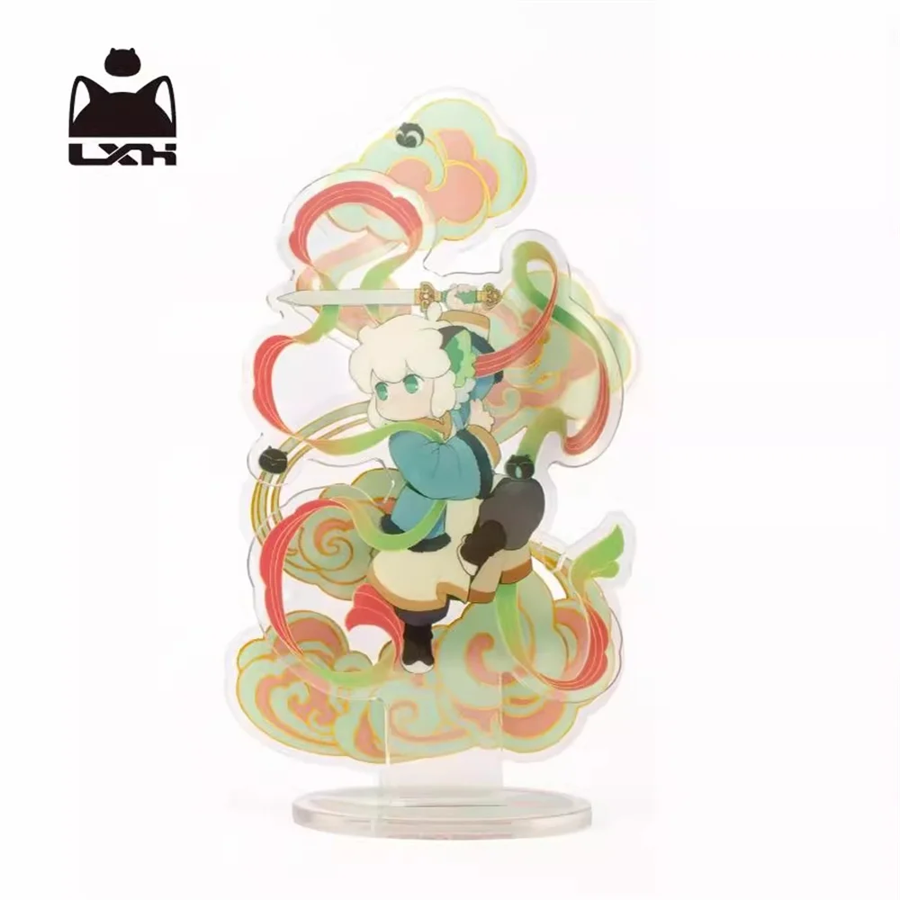 Official Anime The Legend of Luo Xiao-Hei Xiaohei Wuxian Acrylic Stand Desktop Ornament Original Cartoon Cosplay Kids Gift