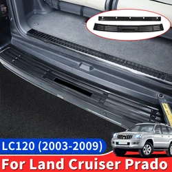 For Toyota Land Cruiser Prado 120 2003-2009 Trunk Tailgate Threshold Protection Panel Cover Lc120 Interior upgraded Accessories