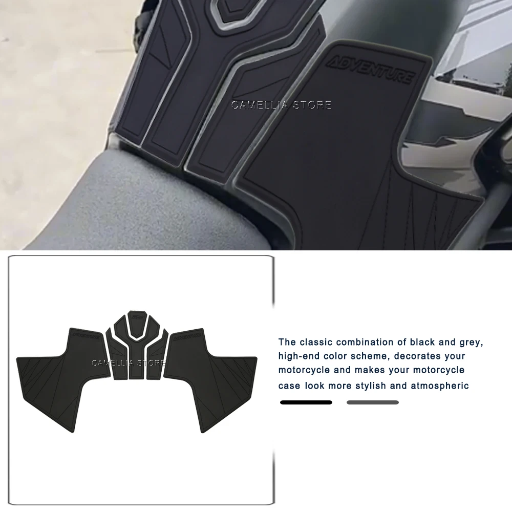 

for VOGE DS625X Motorcycle Fuel Tank pad Sticker Waterproof Black DS625X Anti-Slip Side Motorcycle Fuel Tank Pad