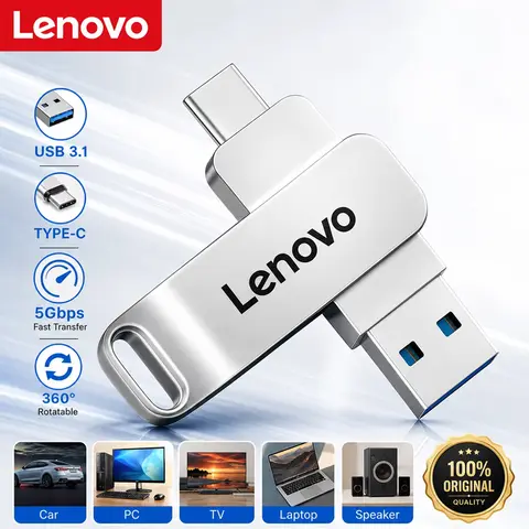 High Speed Pendrive USB Flash Drive Metal U Disk 128GB 256GBType-C Memory Stick 512GB Waterproof Storage PC Phone Data Transfer