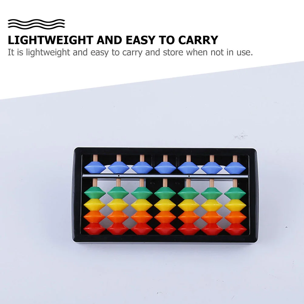 3 Stücke Studenten Abacuses Bunte Abacus Mathematik Lernhilfe Verbessern Computing Fähigkeit Gehirnentwicklung Pädagogisch