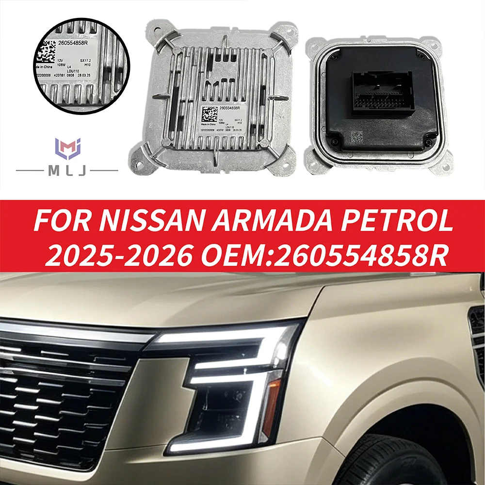 

Модуль светодиодной фары OEM 260554858R для Nissan ARMADA (бензин) 2025-2026, дневные ходовые огни, автозапчасти для замены