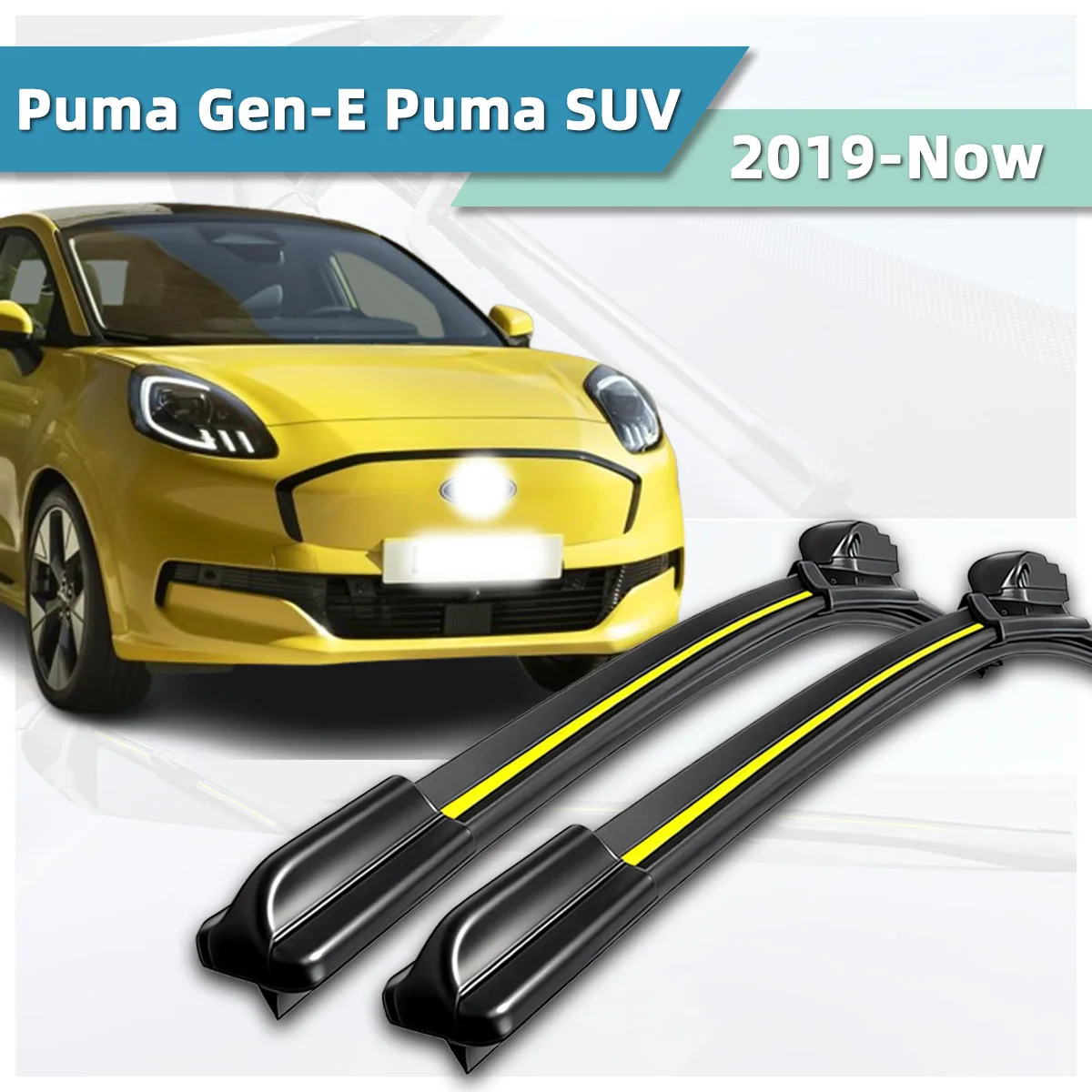 Limpiaparabrisas Delanteros Bidireccionales Silenciosos y Duraderos para Ford Puma Gen-E/Puma Suv (2019-Actualidad)