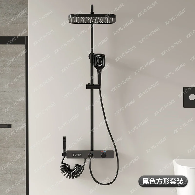 

Shower Head Set Bathroom Split Storage Copper Faucet