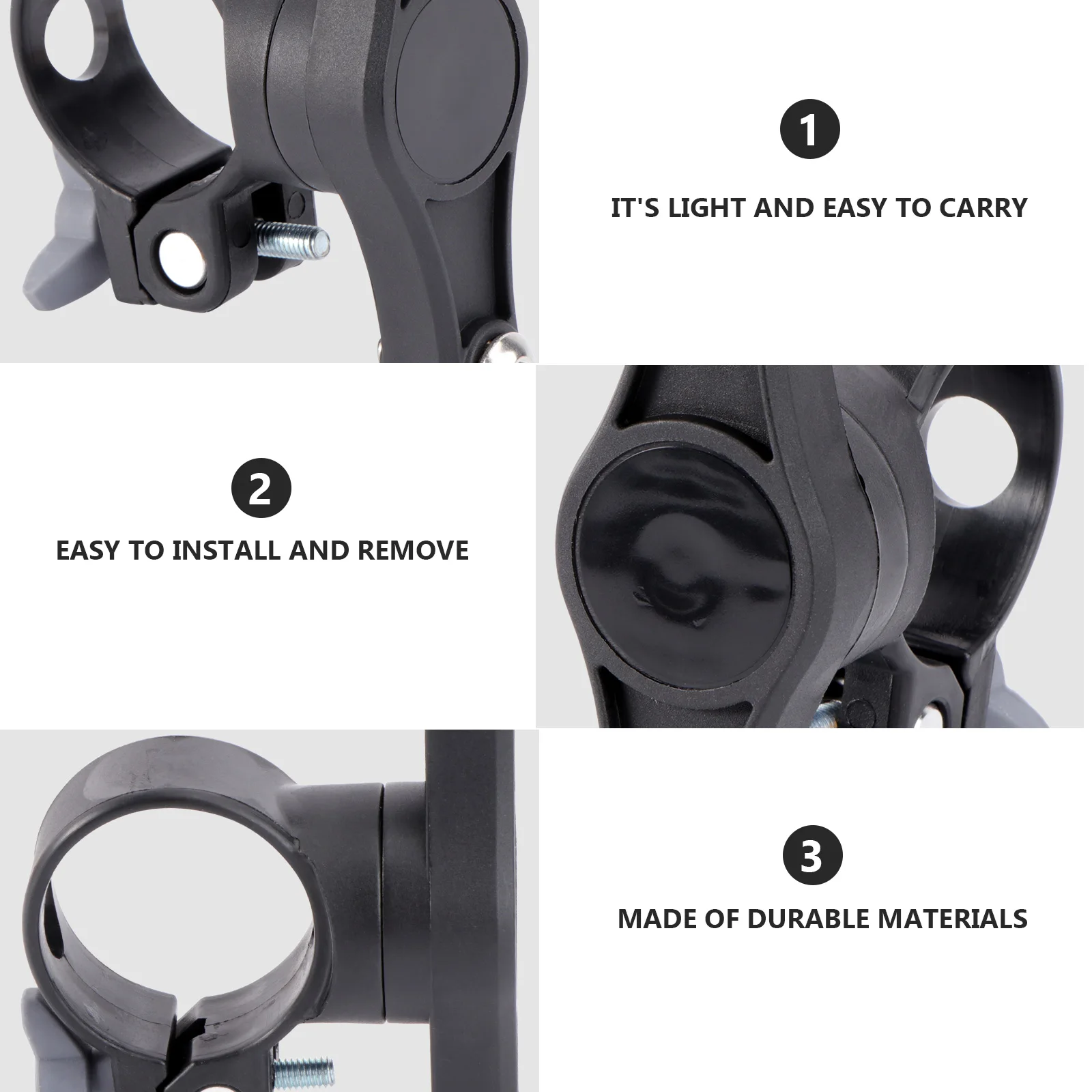 

1pc 360° Rotating Bike Bottle Cage Converter Adapter Easy Install Light Weight Cycling Accessories Bottle Rack Kettle Holder