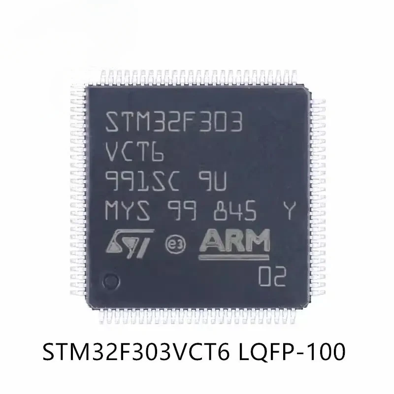 STM32F303VCT6 STM32F303 STM32 F303VCT6 F303VC LQFP-100 ARM Cortex-M4 32-bit Microcontroller MCU IC Controller Chip New Original