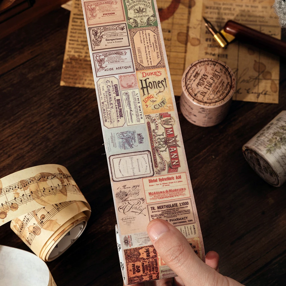 خمر اشي أشرطة 35 سنتيمتر دورة DIY بها بنفسك سكرابوكينغ ديكور غير المرغوب فيه مجلة كلية القرطاسية أشرطة الحرفية 30 مللي متر/40 مللي متر/50 مللي متر * 2 متر #6