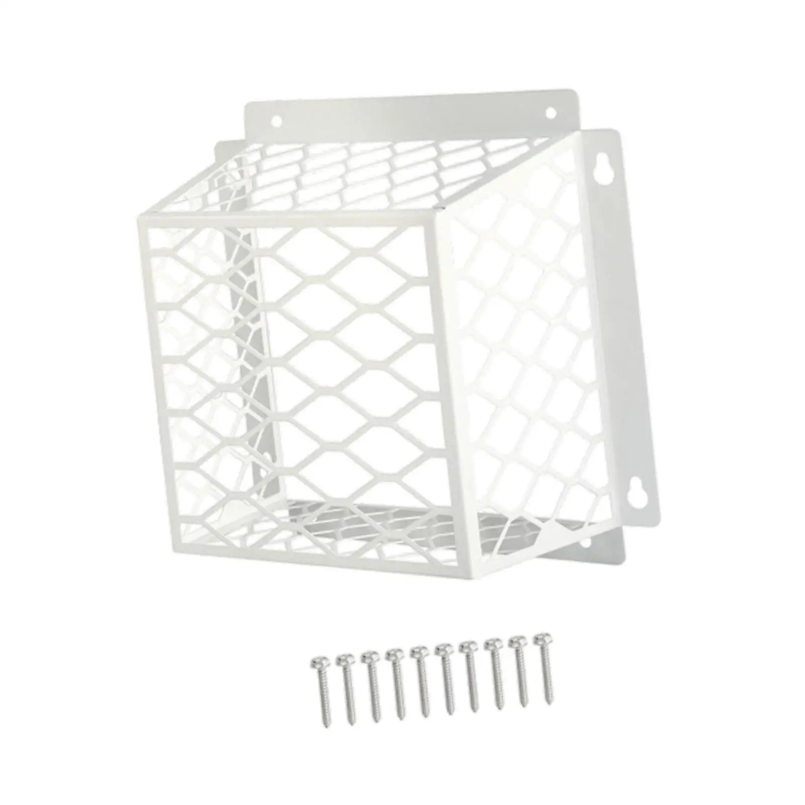 Vent Protection Cage Steel Dryer Cover Sturdy Solid Easy Install for Outside Bathroom Exhaust
