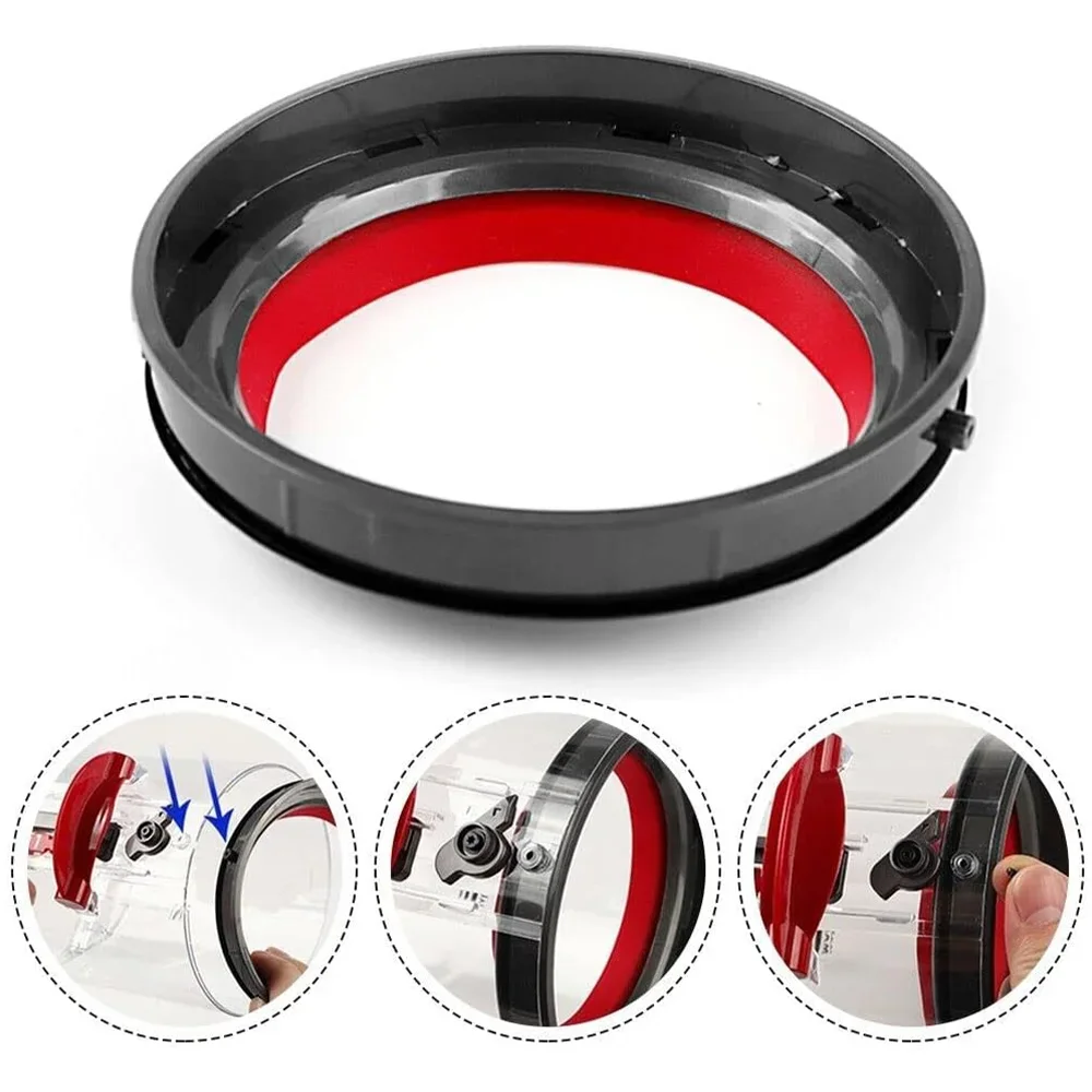 Suitable for Dyson V11 SV14 SV15 vacuum cleaner dust collector bottom clip ring seal ring dust collector accessories