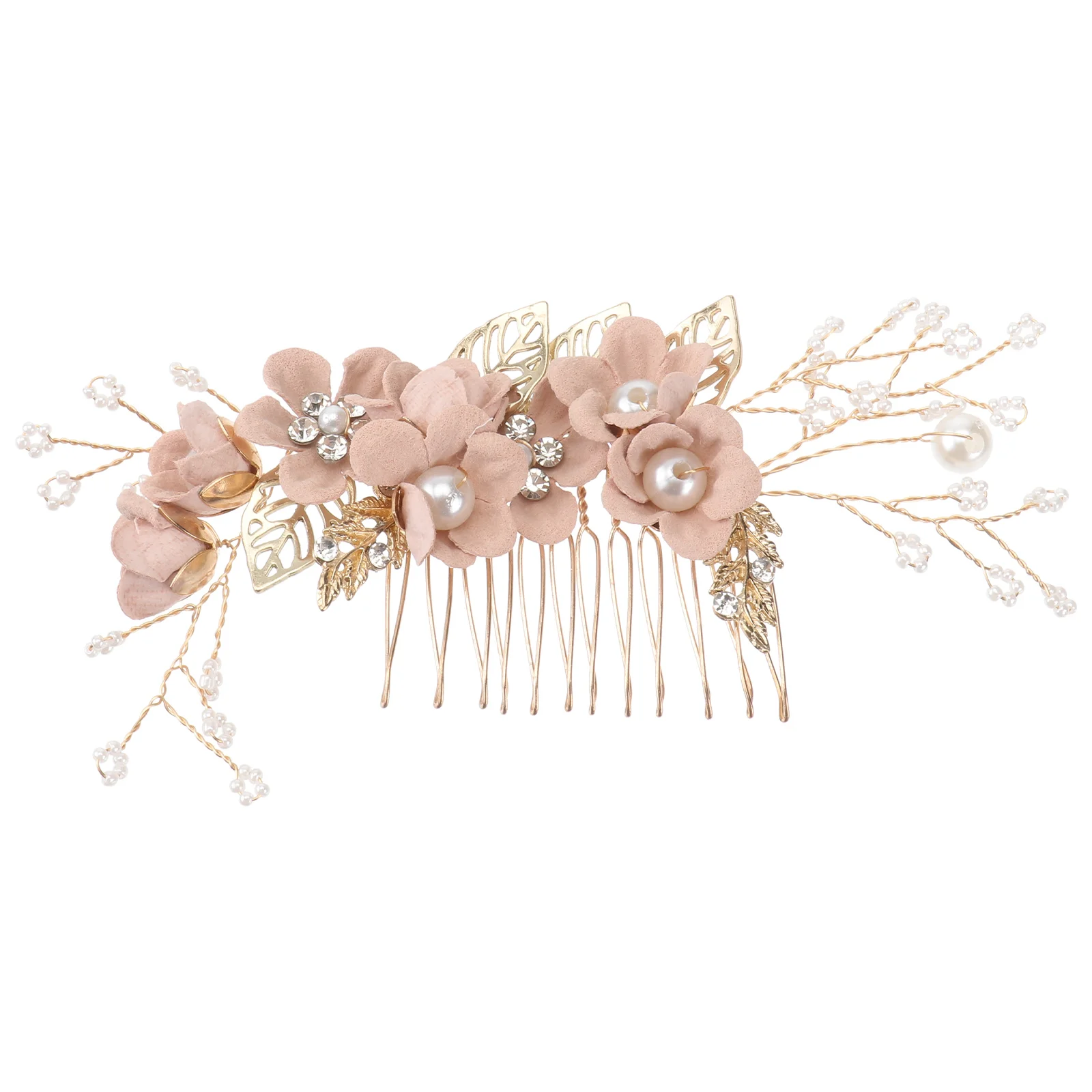 

Hair Toppers Bridal Comb Bride Wedding Accessories Alloy Crystal for Miss Women's