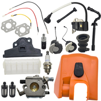 Air Filter Cover Base w Ignition Coil Carburetor Kit For Stihl MS250 MS230 MS210 Chainsaw 11231401902 1123 358 7701 Fuel Oil Cap