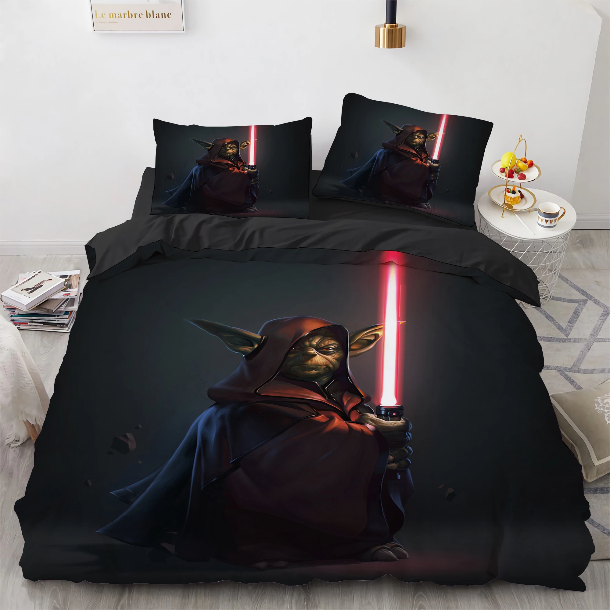 

Cartoon Yoda Bedding Sets Anime Movies Duvet Cover Sets Duvet Cover Pillowcase Kawaii Children Boy Birthday Gifts
