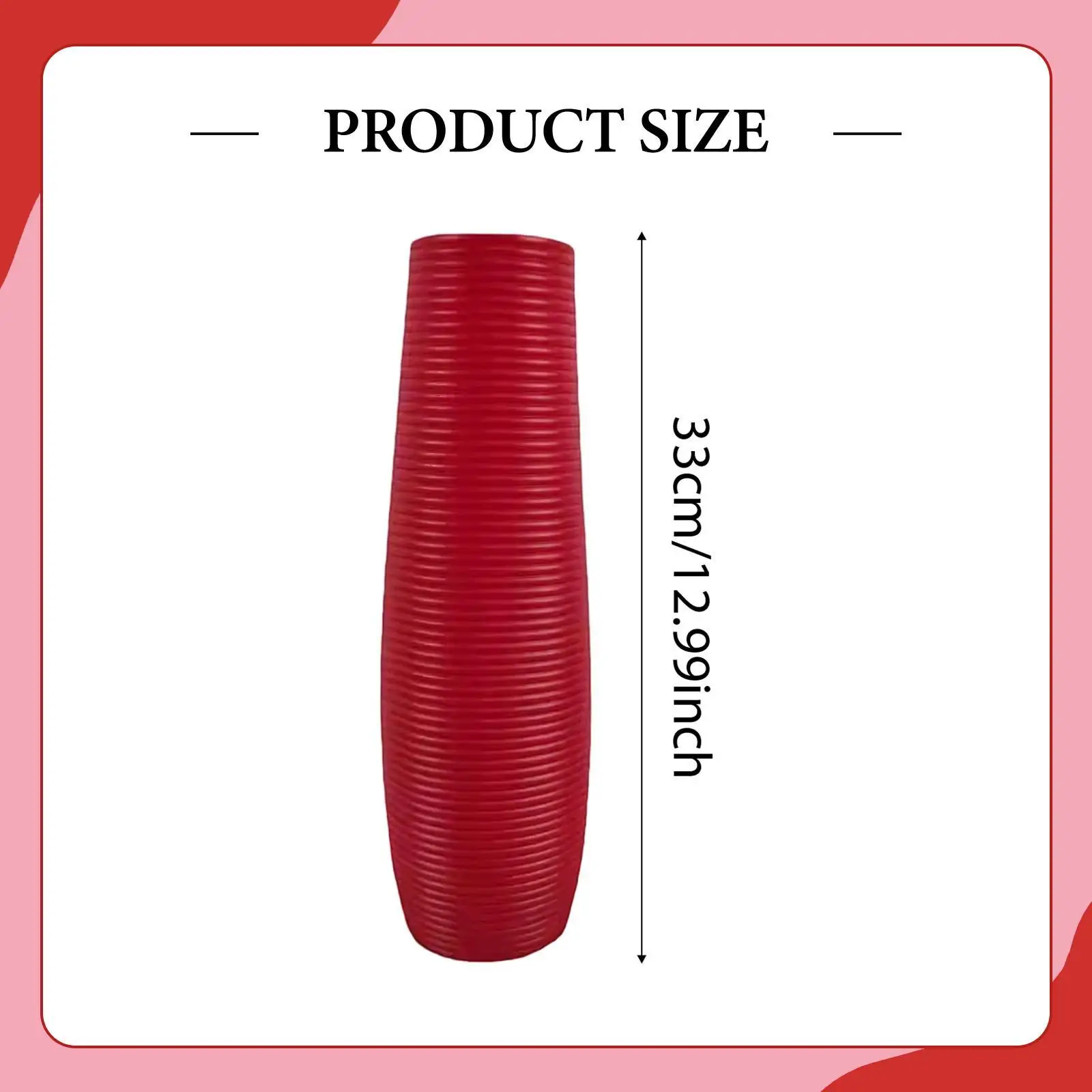 Vaso alto robusto regalo minimalista rustico elegante decorazioni per la casa moderna decorativa per