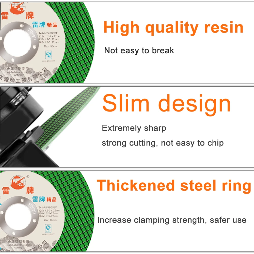 5 Pcs Metal Cutting Discs 125mm Cut Off Wheels Flap Sanding Discs Grinding Discs Angle Grinder Wheel Resin Grinding