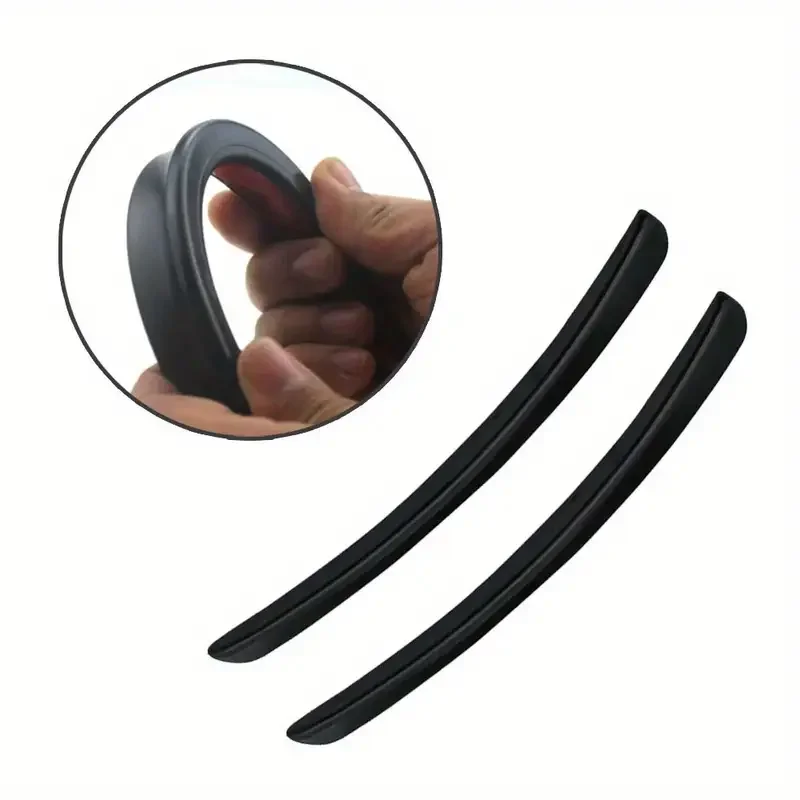 2pcs Car Wheel Arch Protector Car Fender Anti Scratch Strip Universal Rubber Mudguard Anti Collision Strip Auto Accessory