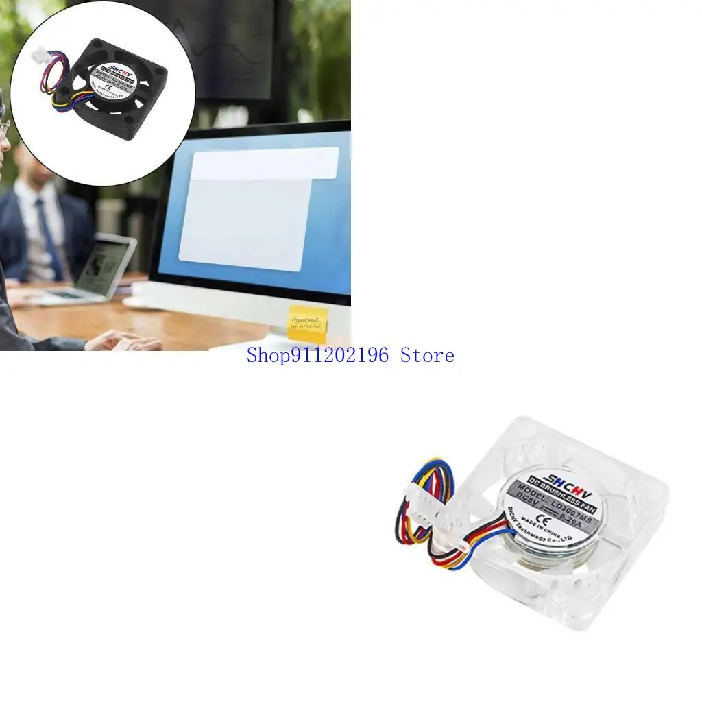 

P82A Miniature 5V Cooling Fan 4pin Jst Terminal for RaspberryPi5 Cooling Radiator