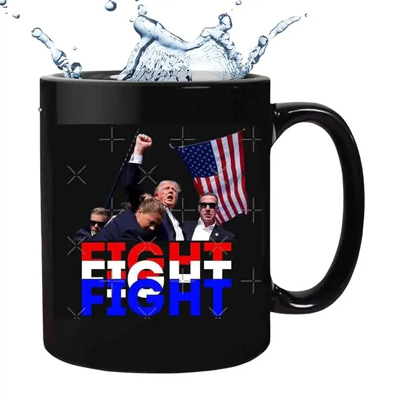 President Cup 11oz Ceramic President Attempt Assassination Mug 2024 Vote President Tea Cup Makes Me Stronger For Men Women