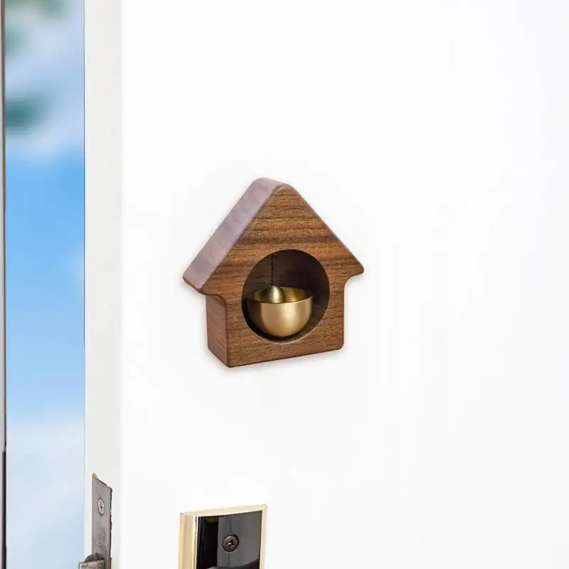 Small Door Bell Wooden Door Bell Magnetic Shopkeeper Bell With Brass Bell Japanese Attached Handmade Dopamine Wind Chimes For