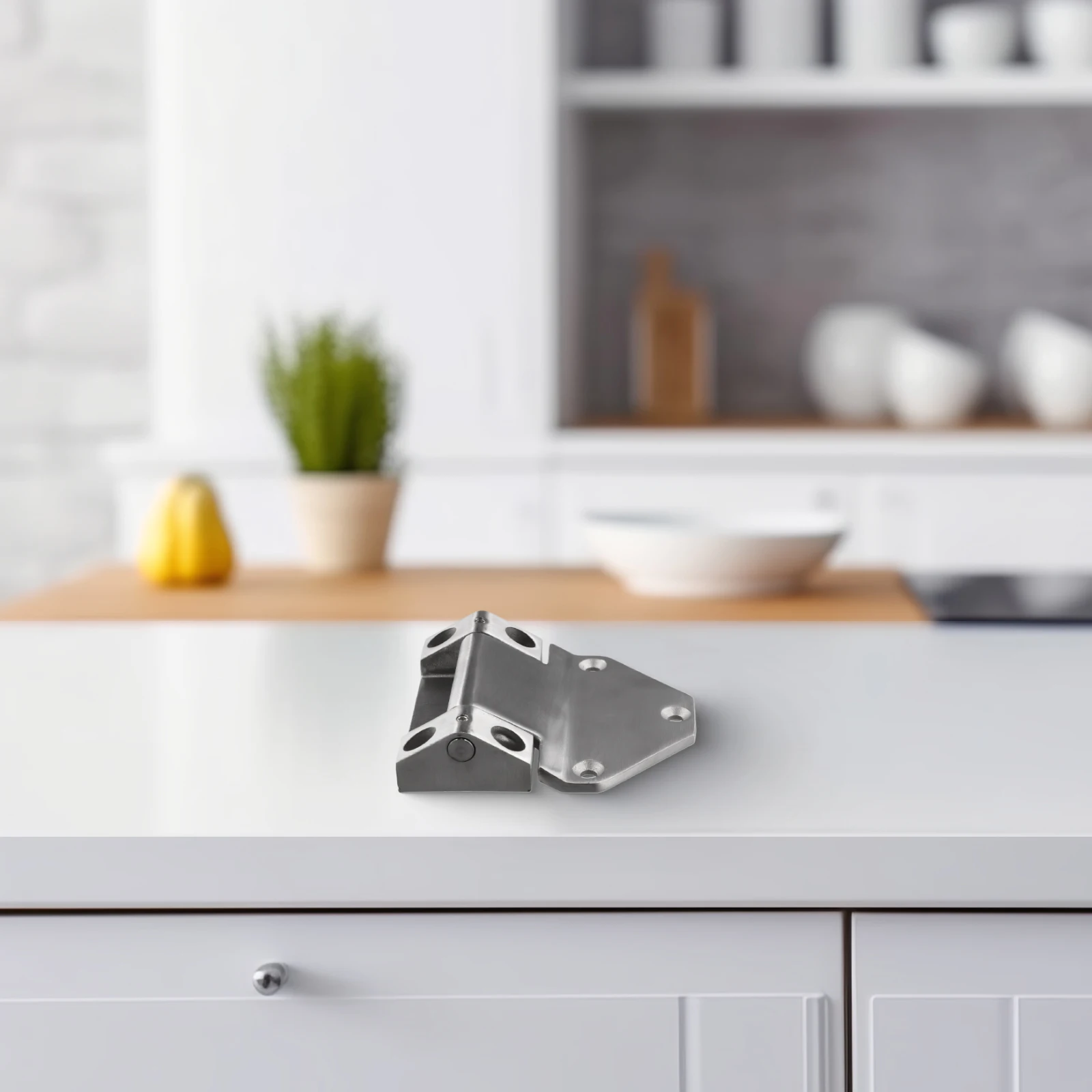 Stainless Steel Hinge 500kg Load 10x11.4cm Silver Rust For Cabinet Door Box Hardware Easy Replacement Stainless