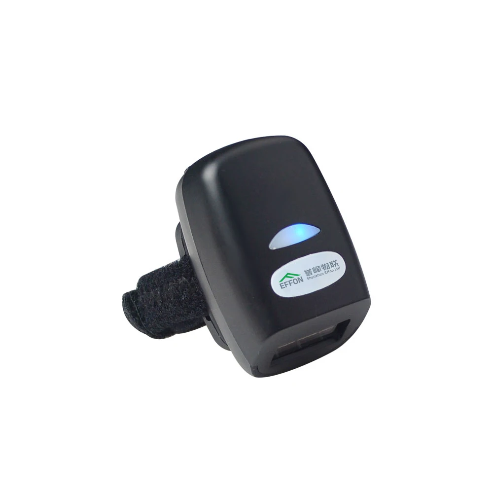 Effon FS03 Wireless Finger Ring Barcode Scanner QR Code Reader /USB 500mAh Battery Android IOS Windows Compatible Stock