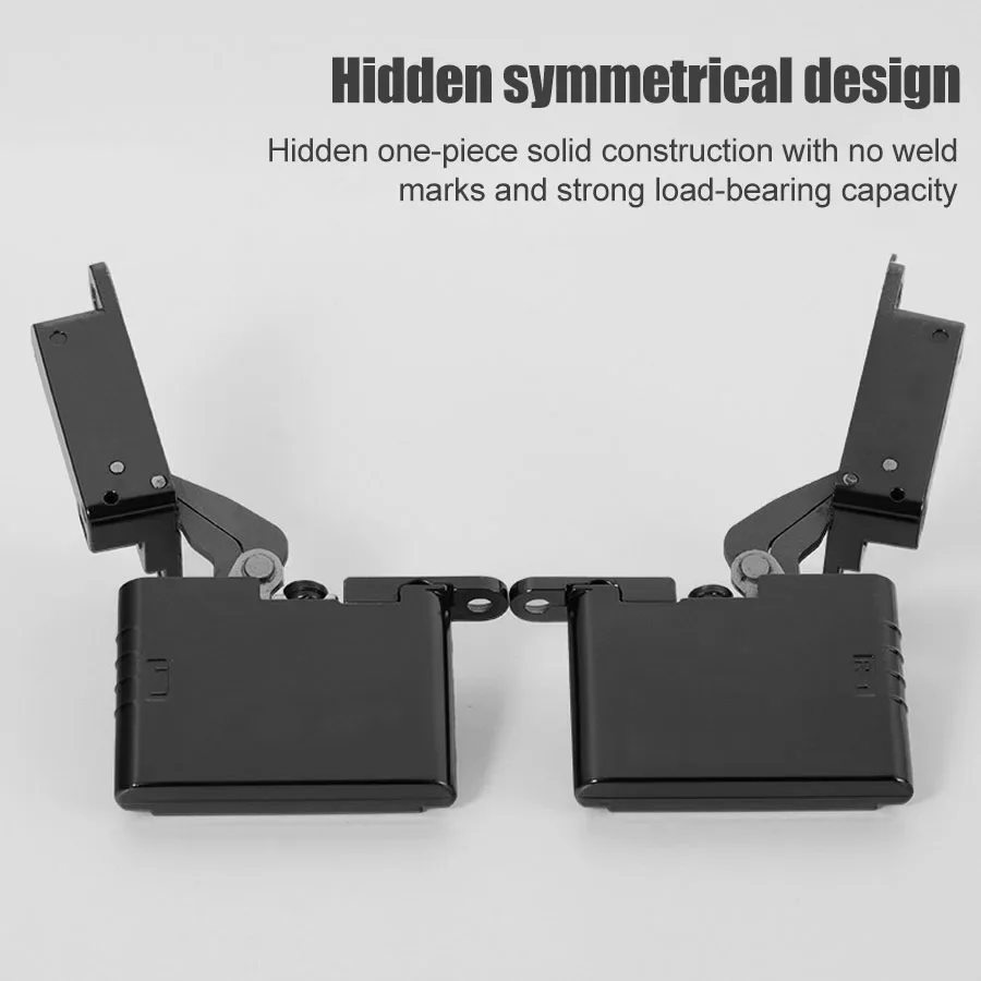 

1Pair Hide Hydraulic Buffering Special Hinge Heaven and Earth Hinge Minimalism Aluminum Frame Glass Door Heavy Hinge