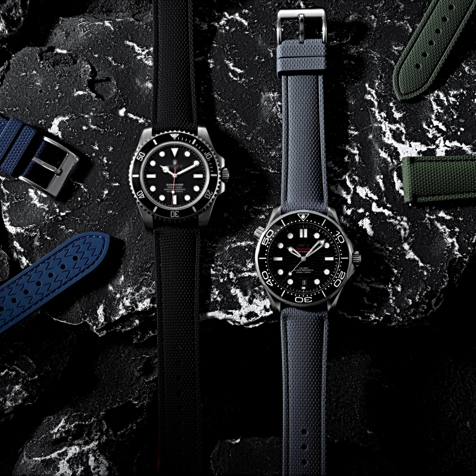 Universal-Armband für Blancpai – Rubber Strap Diver Bewertung und Preis