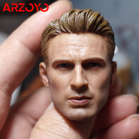 1/6 Scale Head Carving Chris Evans Steve Roger Head Suitable For Encapsulating Muscle Body TBL JIAOU Male Body