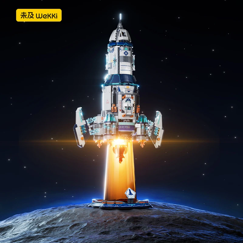 

Weekit Rocket Liftoff Model Building Blocks Space Technology Satellite Rocket Launch Aerospace Series Brick Toys Adult Gifts