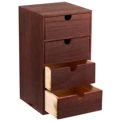 Drewniane pudełko do przechowywania szuflady organizator pulpit drewniane biurko skrzynki szuflady pudełka na biurko komoda szafka Cube Mini Outdoor Stationery