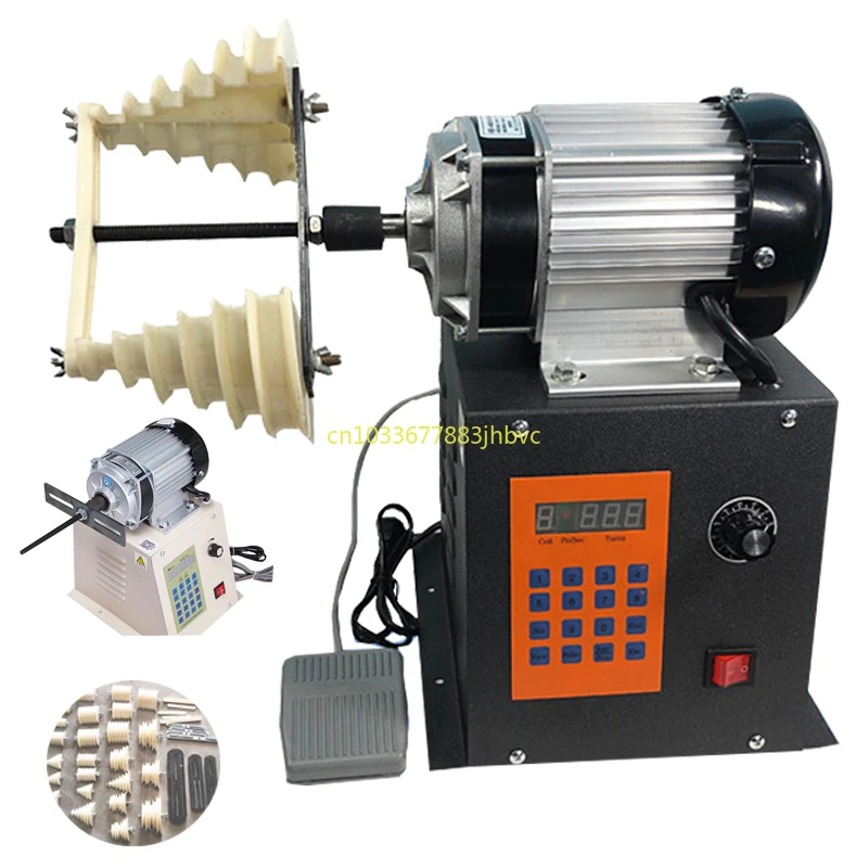 

Automatic transformer coil winding machine motor