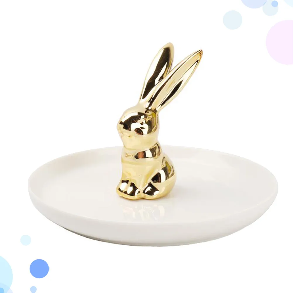 Decorative Rabbit Jewelry Tray, 1PC