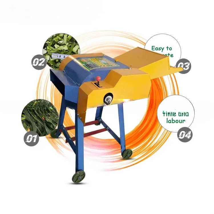 

Landmaschinen Rinder Ziege Gras Schneiden 2,2-3 kW Stroh Silage Chaff Cutter Tierfutter, Der Maschine für Bauernhöfe