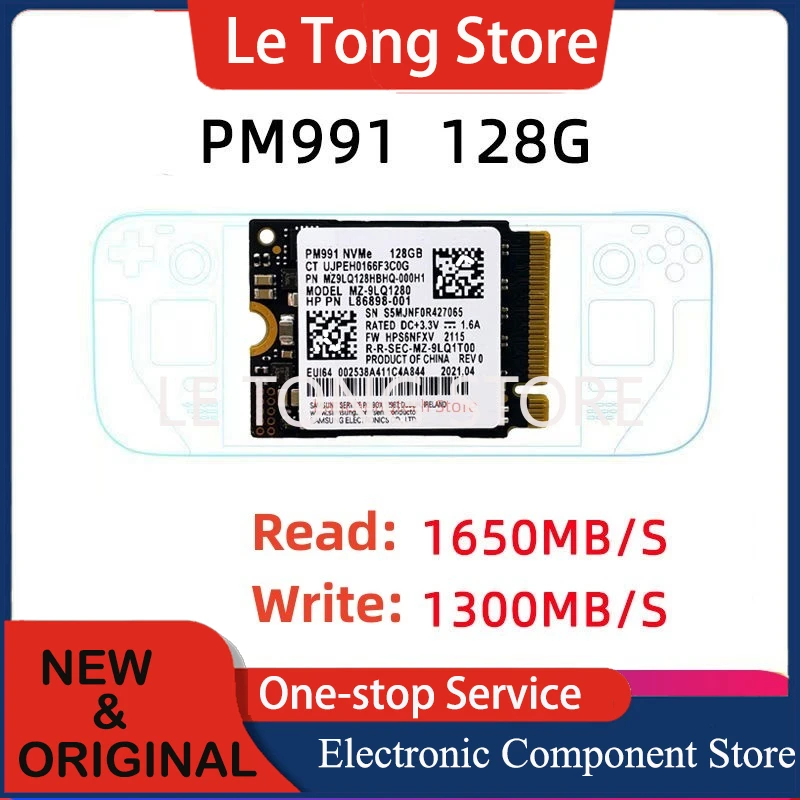 PM991  M.2 2230 Internal Solid State Drive PCIe PCIe 3.0x4 NVME SSD for Microsoft Surface Pro 7 128GB SSD Steam Deck