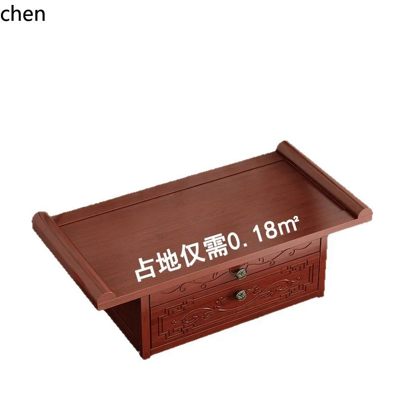 YFY  for home small guanyin buddha statue worship cabinet god of wealth incense case desktop heightened offering seat