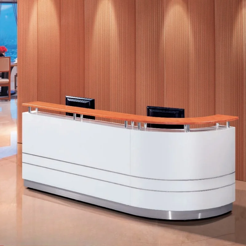 

Reception desk shopping mall service desk, cash register