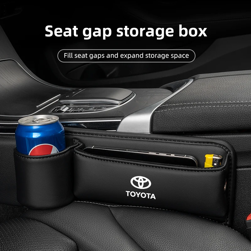 بو الجلود مقعد السيارة حقيبة التخزين متعددة الوظائف الفجوة المنظم صندوق ل BYD تانغ F3 E6 Atto3 يوان زائد أغنية ماكس F0 G3 I3 Ea1 Dmi #4