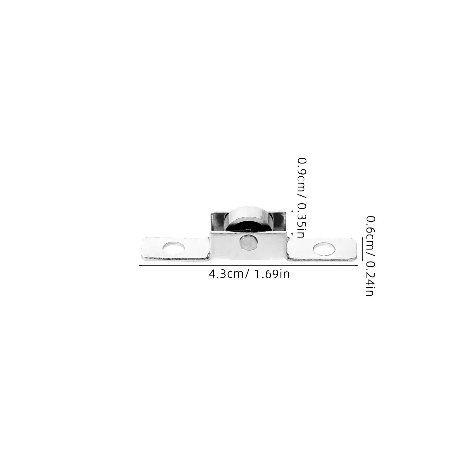 10X metal sliding window door rollers- Pre-drilled holes for easy installation, heavy-duty track rollers, window door accessorie